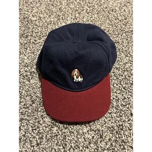 Kk5 Janie and Jack Baby Dog Embroidered Baseball Cap Navy Red 6‎ Months